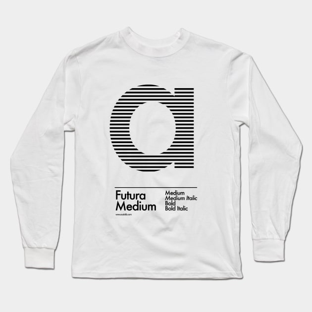 The Letter a Futura Type Long Sleeve T-Shirt by sub88